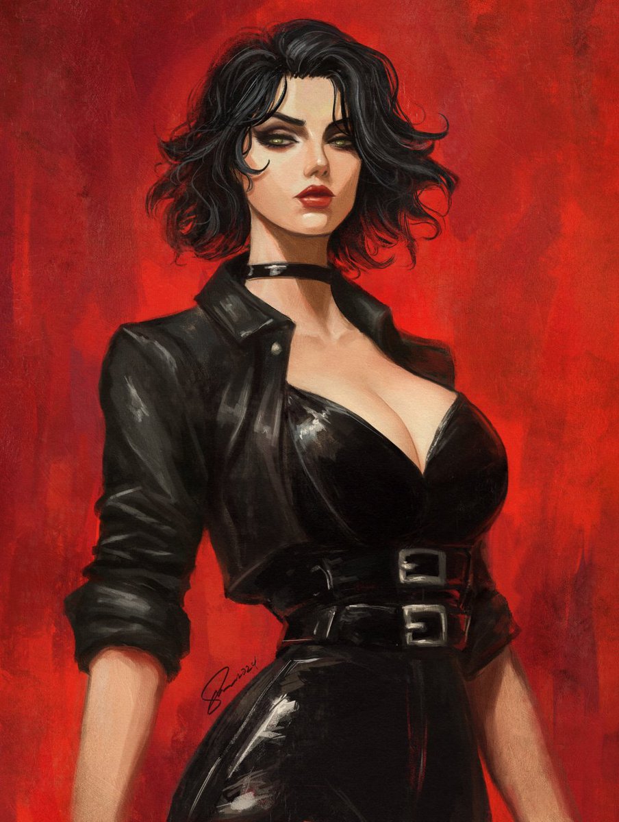 I am consistent in drawing the same character. 🫠
 
(Her immortality is the perfect excuse to give her different hairstyles and outfits lol)