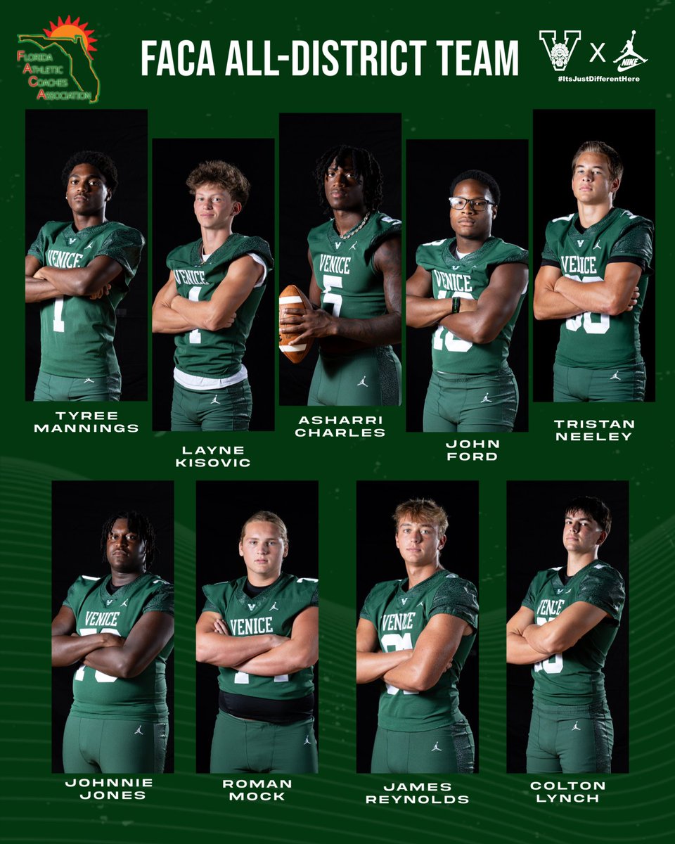 2025 FACA All-District Selections! #ItsJustDifferentHere