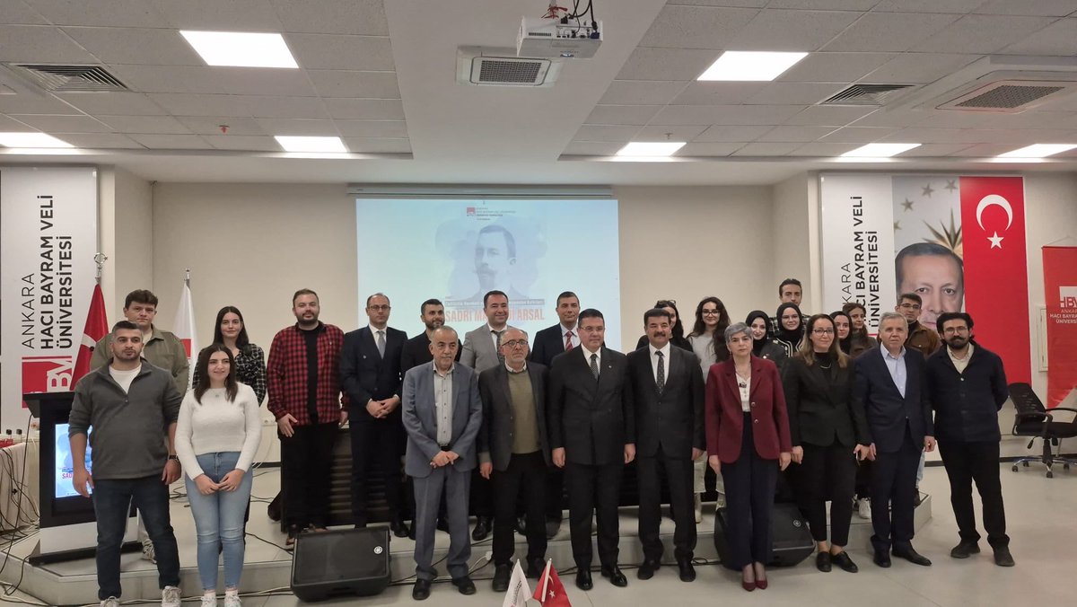 Bölümümüzün düzenlediği “Ceditçilik Hareketi ve Türk Modernleşmesine Katkıları: Sadri Maksudi Arsal” adlı panel bugün Ankara Hacı Bayram Veli Üniversitesi Itri Yerleşkesi Mavi Salonda gerçekleştirildi.
<a href="/hacibayramedutr/">Ankara Hacı Bayram Veli Üniversitesi</a> 
<a href="/Gundogdu_gndgd/">Abdullah Gündoğdu</a> 
<a href="/konercilasun/">Konuralp Ercilasun</a> 
<a href="/alp_er_alp/">Doç.Dr.Alper Alp36</a> 
#hbvtarih