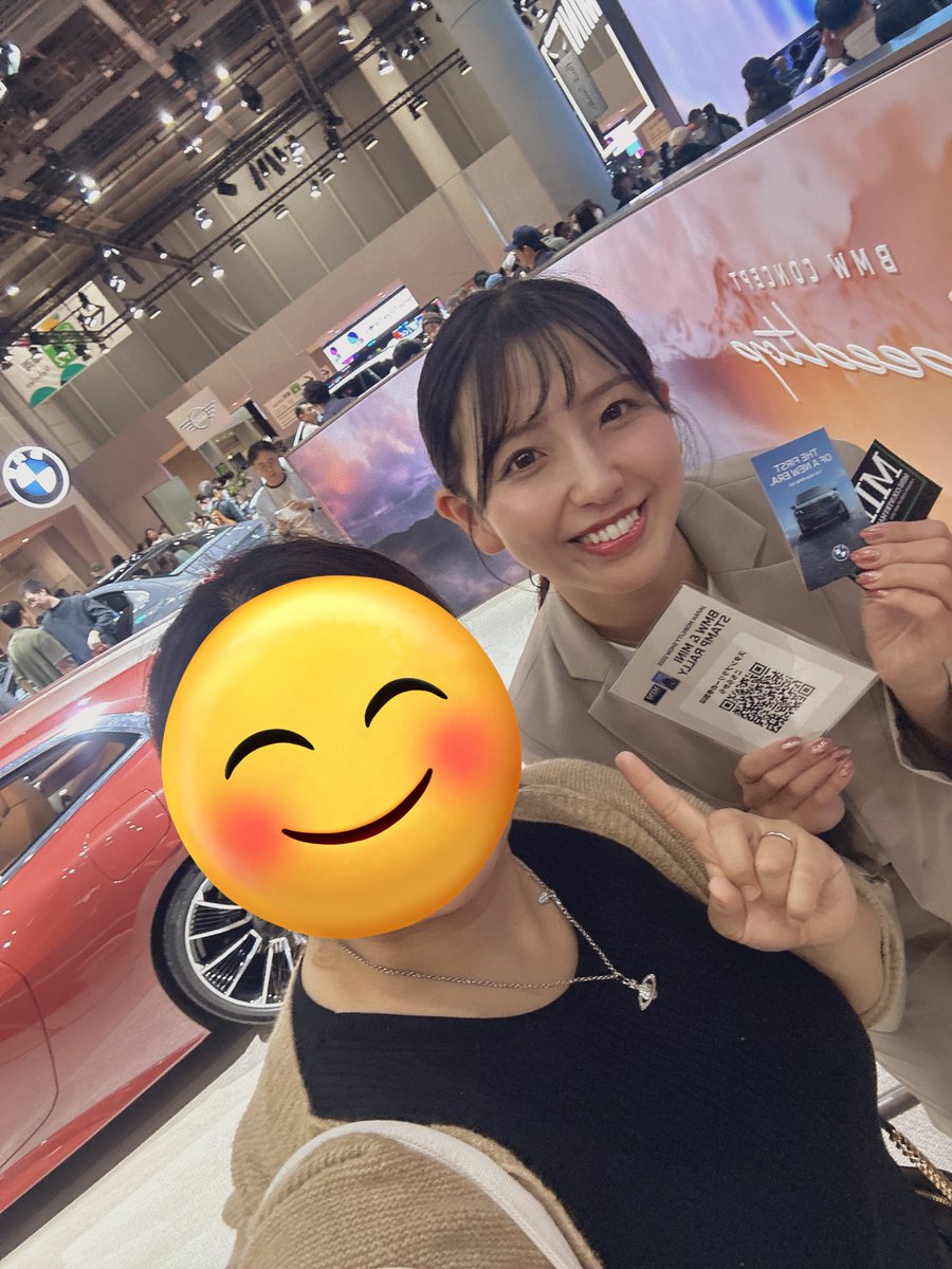 tkw_2323's tweet photo. #ジャパンモビリティショー2025 #JMS
全ブース回るぞ🏃‍♀️！と意気込んで歩き回ってたら…
BMWで数日前に見かけた気がする方が…👀
池永百合さん @ikenaga_yuri に会えました🥲✨PWの時を覚えてくださっていたみたいで泣いちゃう😭
お仕事中なのに対応してくださってありがたや🥹♡ https://t.co/92tbMN2VAK