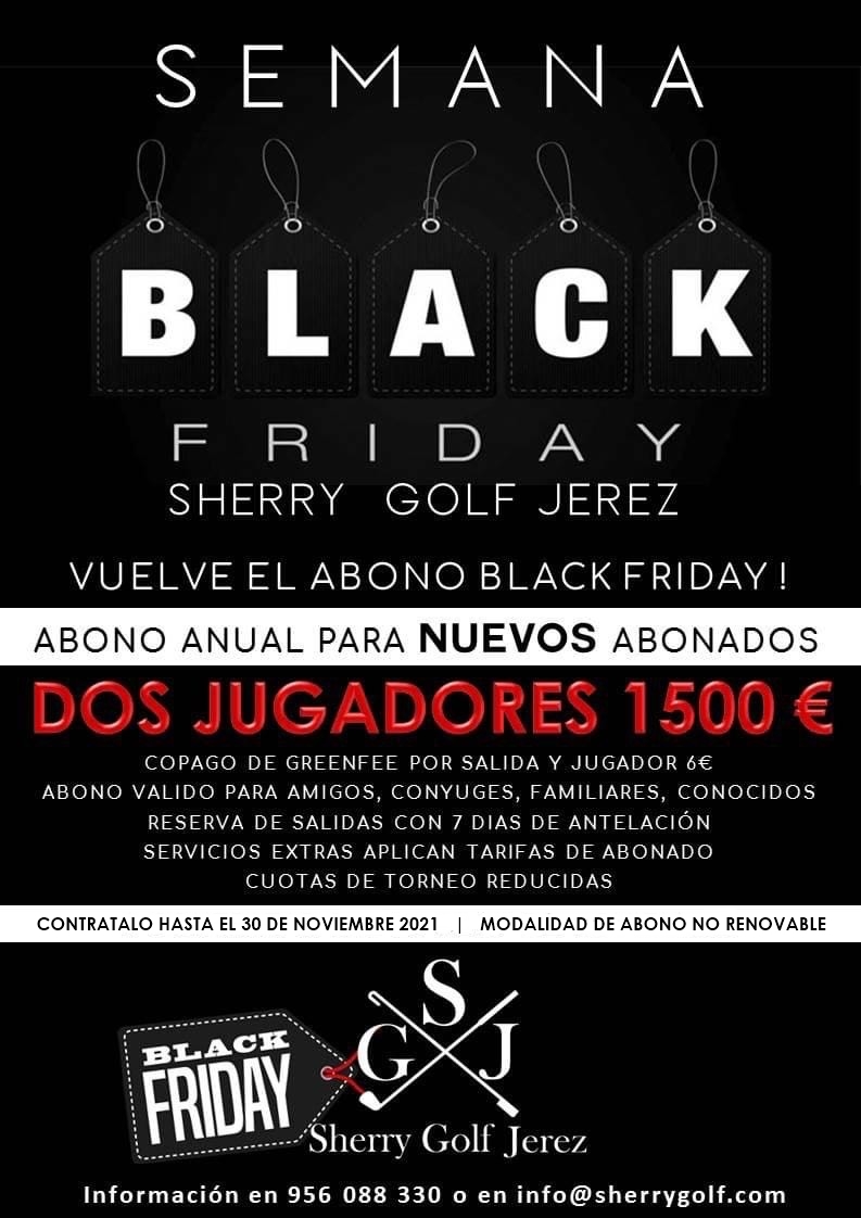 Abono de Golf Black Friday Sherry Golf Jerez 2025 - mailchi.mp/539daed9d708/a…
