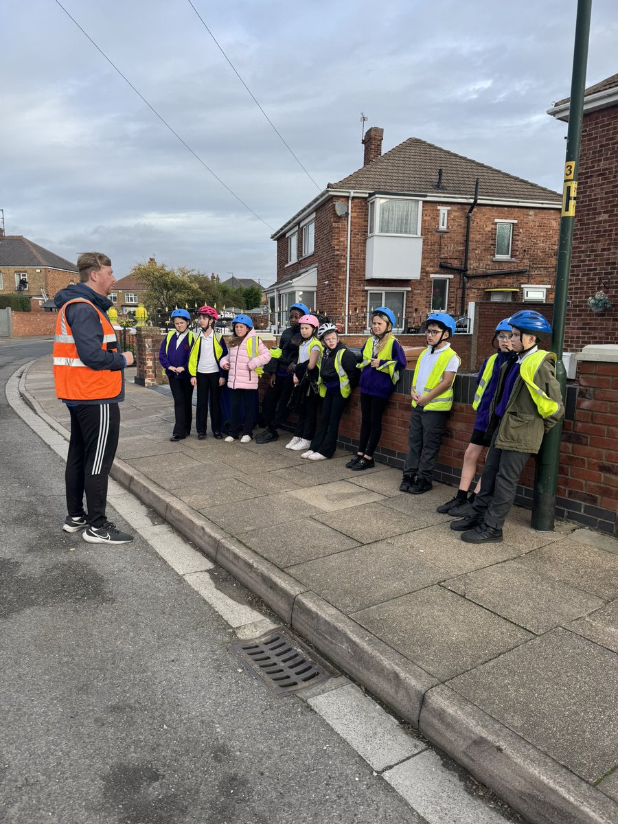 Listening to our instructors carefully and discussing the importance of our safety checks before we go on the roads.