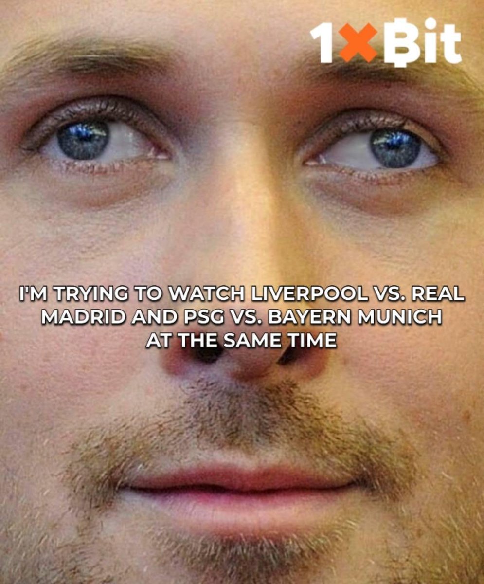 1x_bit's tweet image. Which #UCL match are you watching tonight? 😳

No KYC Sign Up to make a bet: slim.link/ucl_0411_x 👈

#LFCRMA 🆚 #PSGFCB