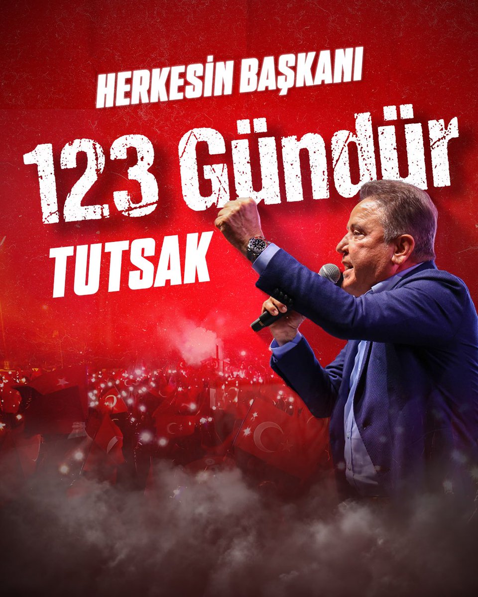 Başkan Muhittin Böcek 123 gündür tutsak! <a href="/BocekMuhittin/">Muhittin Böcek</a> #MuhittinBöcek