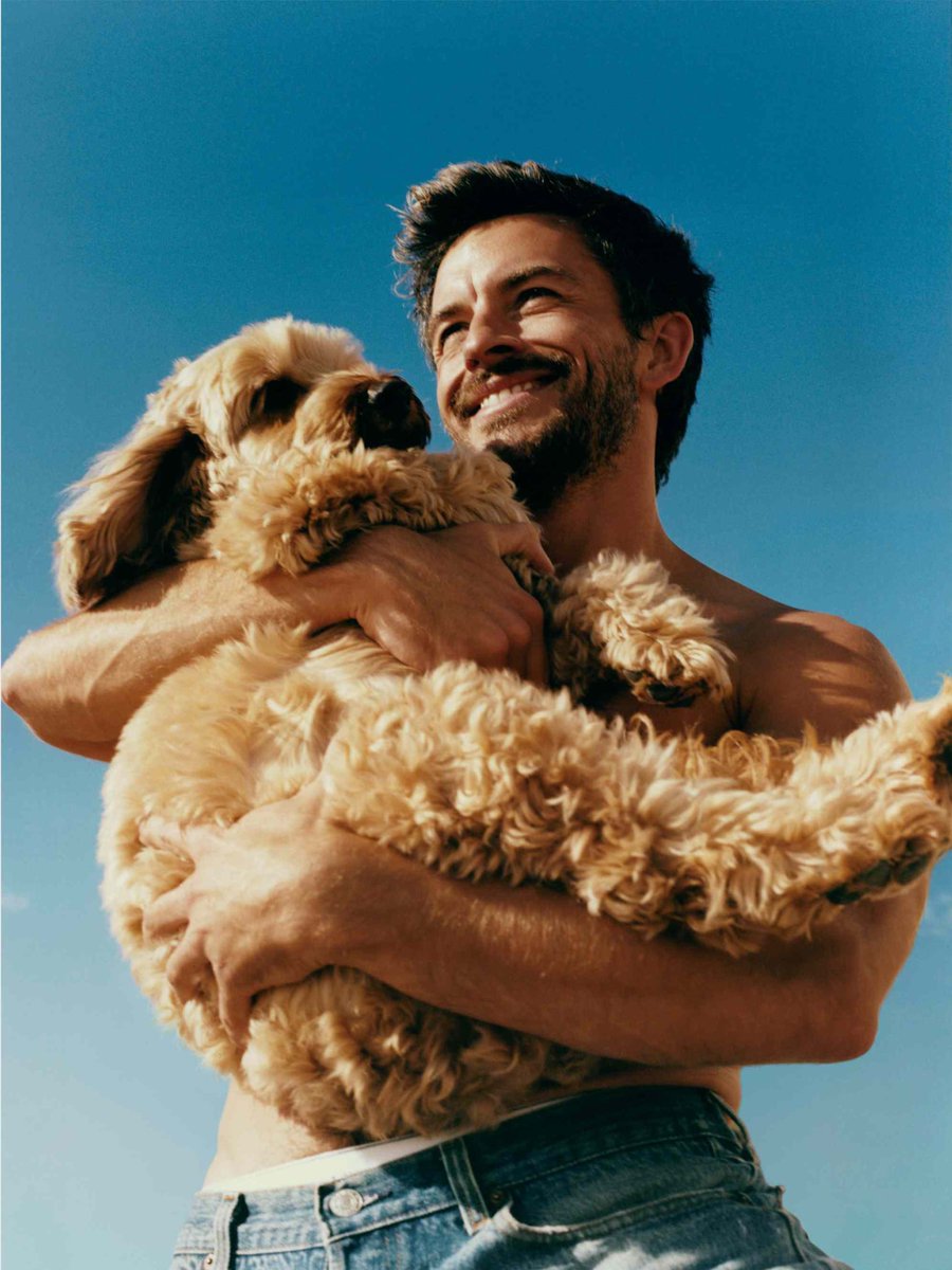 gonna need at least 3-5 business days to fully recover from this photo of Jonathan Bailey and his pup