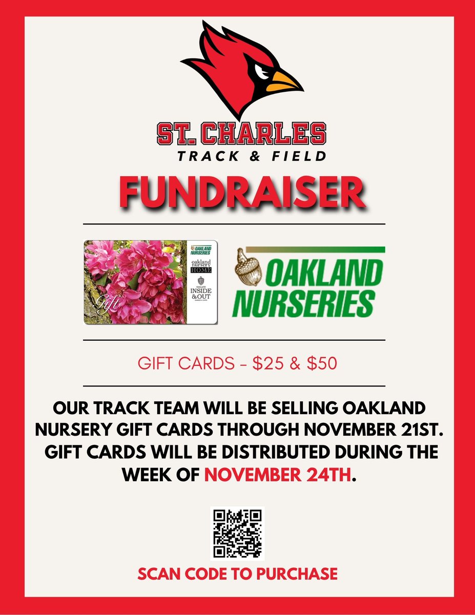 We updated the date of distribution for the Oakland Nursery gift cards so they will get to folks before Thanksgiving instead of after Thanksgiving.