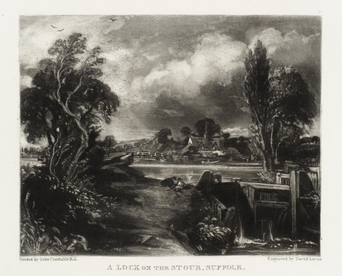 A Lock on the Stour, Suffolk