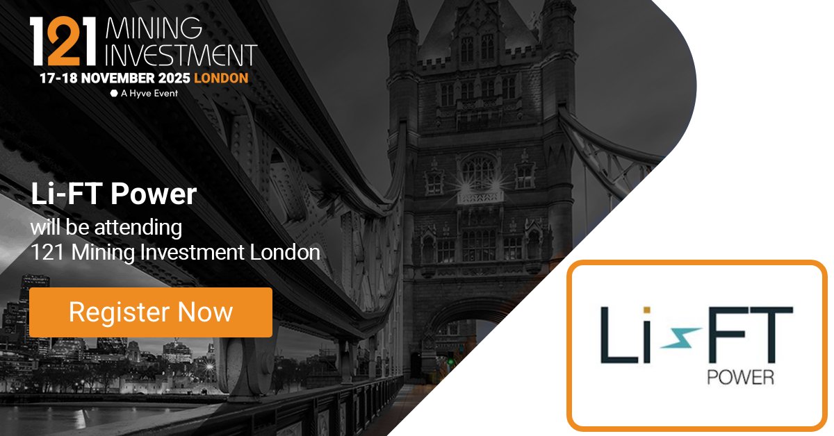 We're attending 121 Mining Investment London on 17-18 November. Two days of focused one on one meetings with qualified investors and high-potential mining companies in the heart of mining’s finance capital.
More on the event: london.121mininginvestment.com/home invt.io/1lxbpafxp07