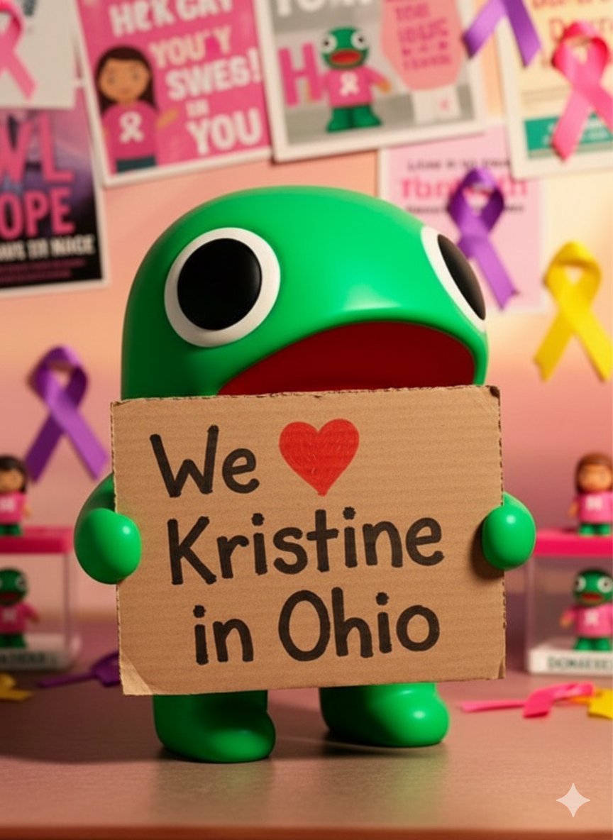 TexomaGroyper's tweet image. GM everyone!

Kristine in Ohio needs our help in her fight against cancer! 🎗🎗🎗
Let&apos;s get this $20k goal met ASAP!
givesendgo.com/kristinesjourn…

@Ohiogroyperkris