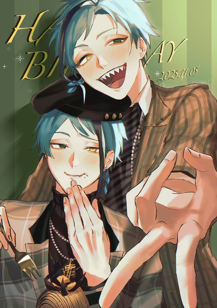 🦈⋆⸜𝐇𝐚𝐩𝐩𝐲 𝐁𝐢𝐫𝐭𝐡𝐝𝐚𝐲⸝⋆🐬　#リーチ兄弟誕生祭2025