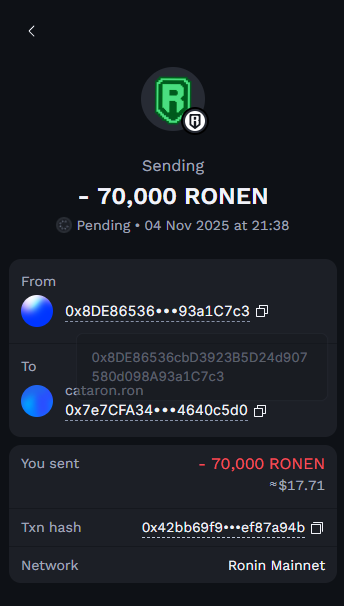 CataronOfficial's tweet photo. received my first prize on community tool competition run by
@trangiakhang001 
@ronencommunity 
thanks to keep community on fire
@Baxieronen https://t.co/NChKFvAeWx