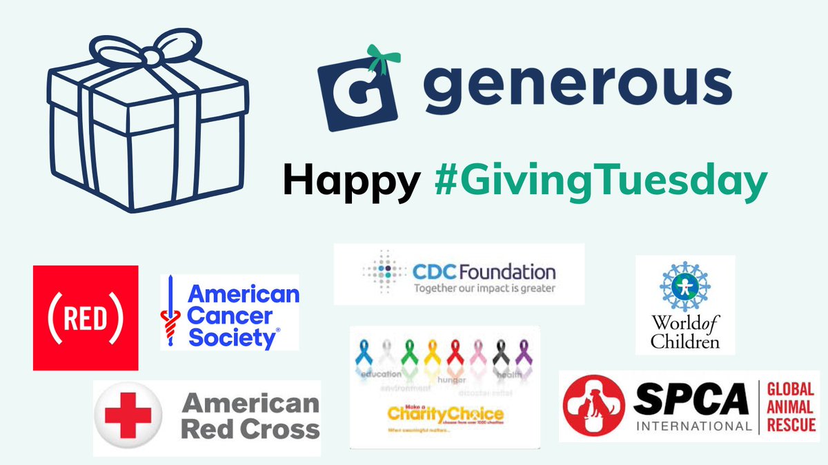 meetgenerous's tweet image. On this #GivingTuesday, #Generous is proud to partner with several charities, offering their gift cards for those who want to give joy while making a difference.

#generousapp #ai #giftideas #charity #nonprofit