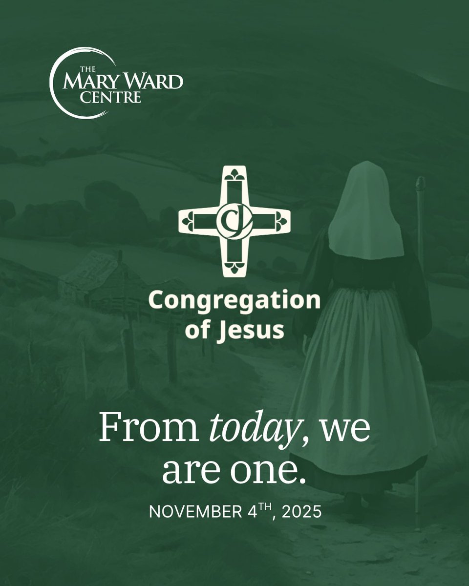 MaryWard_Centre's tweet image. Today marks a beautiful milestone. The Mary Ward Centre, a ministry of IBVM Canada, joyfully celebrates our union with the Congregation of Jesus.
From this day forward — we walk as one family, inspired by Mary Ward’s vision, united in mission, and strengthened in hope. #IBVM #CJ