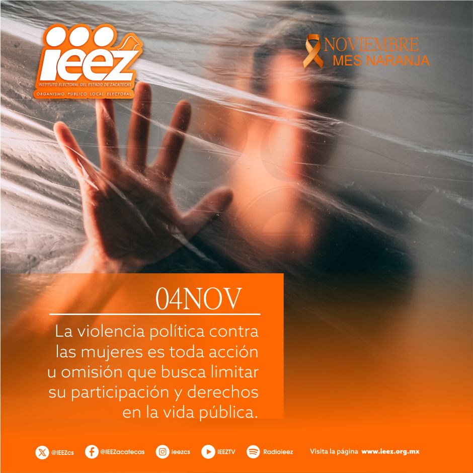IEEZcs's tweet image. La violencia política contra las mujeres ocurre cuando, por ser mujeres, se les impide o dificulta participar plenamente en la vida política.

🔗 Conoce más en: politicaygenero.ieez.org.mx/V_politica.html