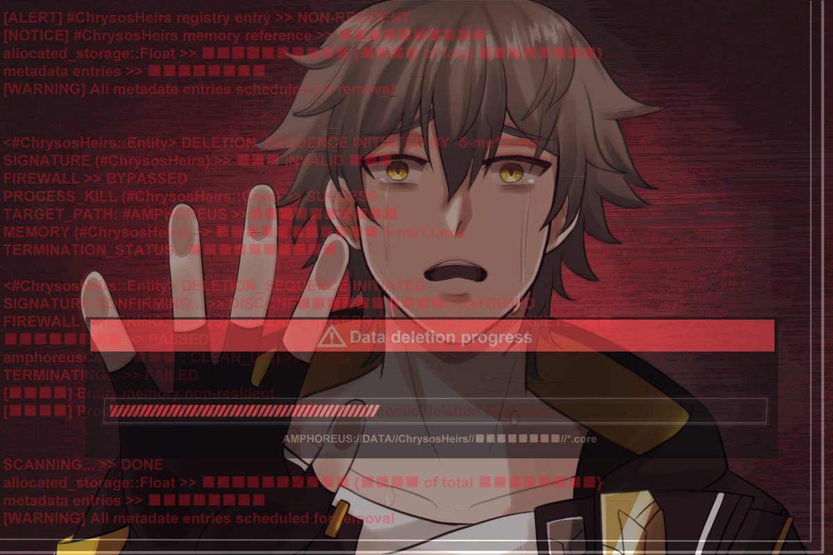 This is us collectively watching the Chrysos Heirs being deleted