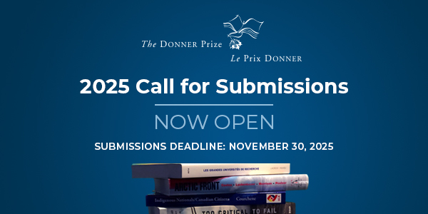 Reminder: The Call for Submissions for the 2025-26 Donner Prize is NOW OPEN until November 30! 

For more details visit: donnerbookprize.com/eligibility-an…