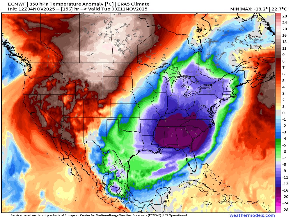 Impressive Arctic blast while swift will affect large portions of