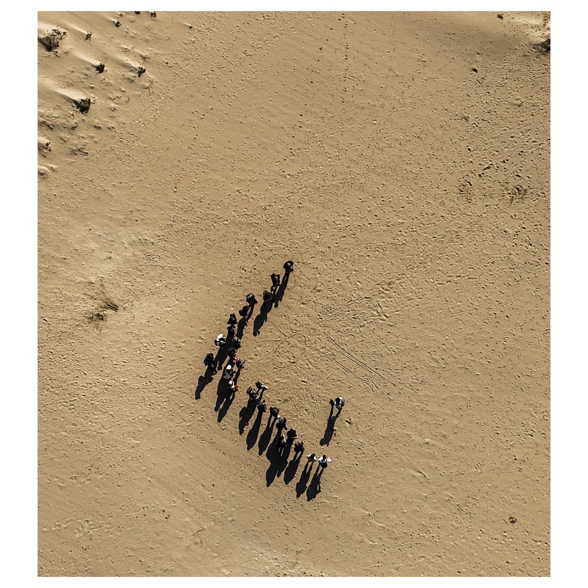 I love this drone shot from <a href="/WeHappyFew506/">We Happy Few 506</a> of the group at Gela.

Zooming in you can see the sand map as we discussed the Rangers and US 1st Inf Div landings. How the 82nd AB Div drops aimed to cut off main routes towards Gela. And the counter attacks by Italian infantry and