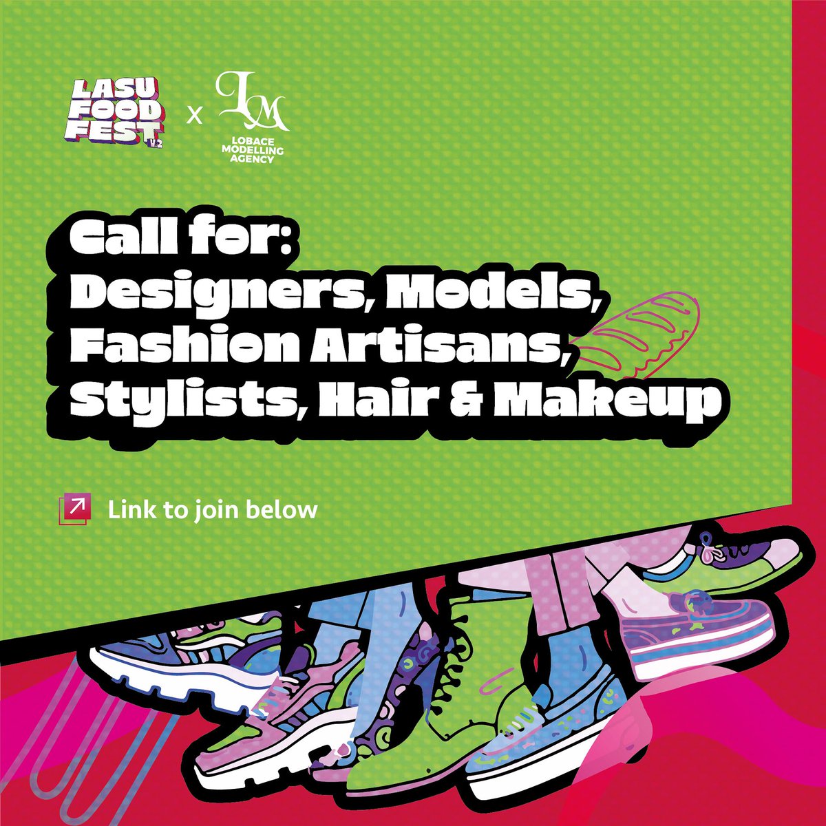 lasufoodfest's tweet image. “Calling all creatives! Designers, models, stylists, hair &amp;amp; makeup artists — LASU Food Fest wants YOU!🔥👗”

Join group for more information 
chat.whatsapp.com/BiOzyGnj9zvAeg…