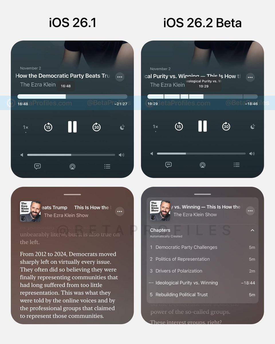 Beta Profiles tweet media