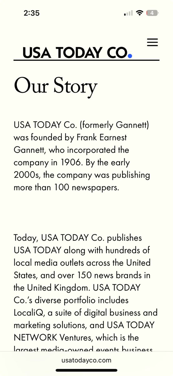 davidfolkenflik's tweet image. Bye Bye Gannett Co

Hello USA Today Co

(Gannett TV was spun off into another company, Tegna, which is seeking to be acquired by Nexstar)

So long Frank Gannett