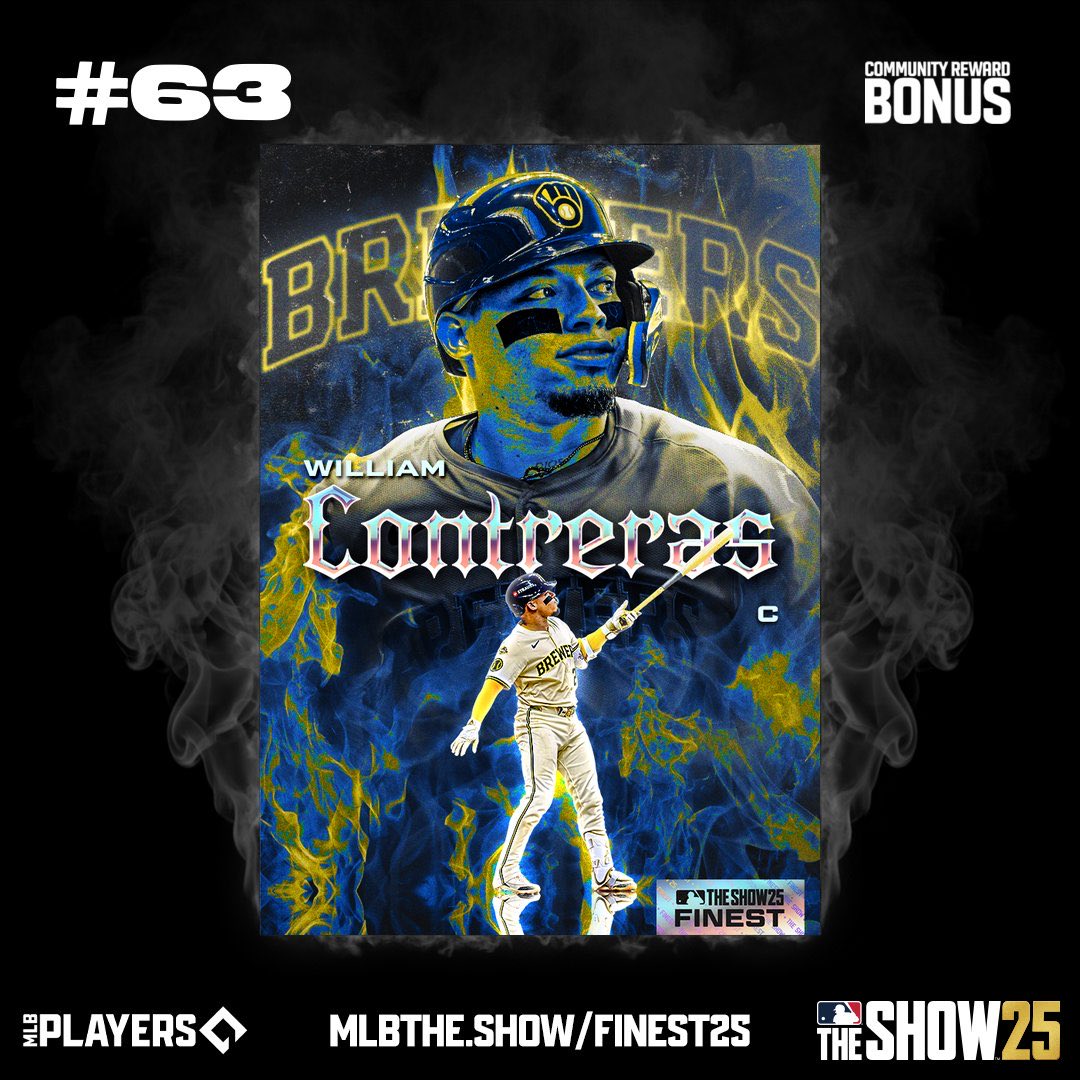 habsgaming97's tweet photo. I helped reveal Brewers #FINEST2025 in @MLBTHESHOW https://t.co/CU6DBb5EEA https://t.co/hr1GLDErXv