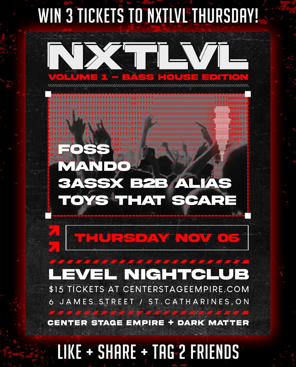 CENTERSTAGE_EMP's tweet image. We&apos;re giving away a few tix to NXTLVL this Thursday! ☣️ Enter at instagram.com/p/DQpTt9gAWIT