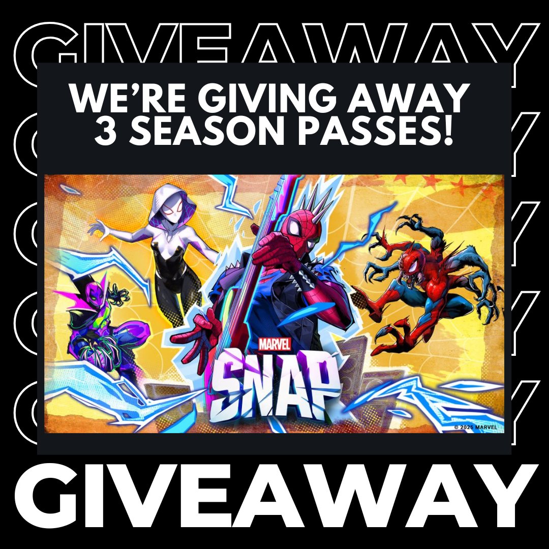 bootmanmstz's tweet image. 📢GIVEAWAY TIME📢

It's that time again! The awesome folks at @MARVELSNAP @seconddinner gave me THREE season passes to give away to kick off the new season!

To enter: 
✅Like, follow, retweet
✅REPLY with the card you're most excited for this season