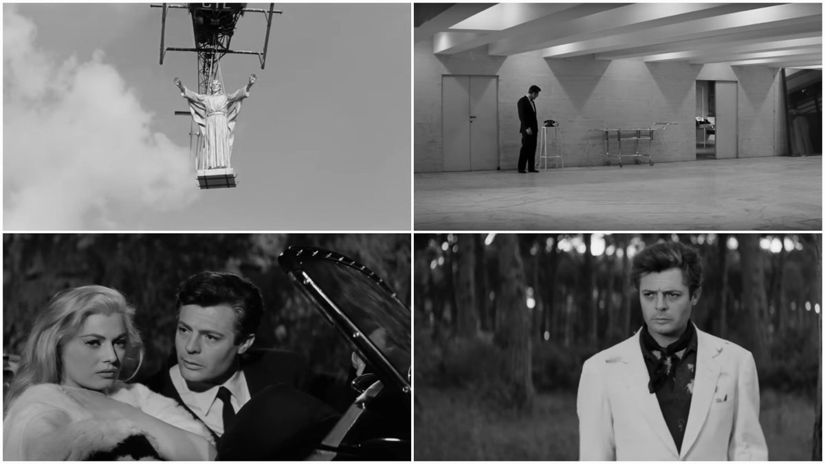 Ritwik Ghatak on La Dolce Vita (1960):

"La Dolce Vita is an experimentation in the sense that it has summed up the whole 2000 years of European Civilisation, which is decaying and dying, within the frame-work of a motion picture of three hours duration. Fellini took up a form of