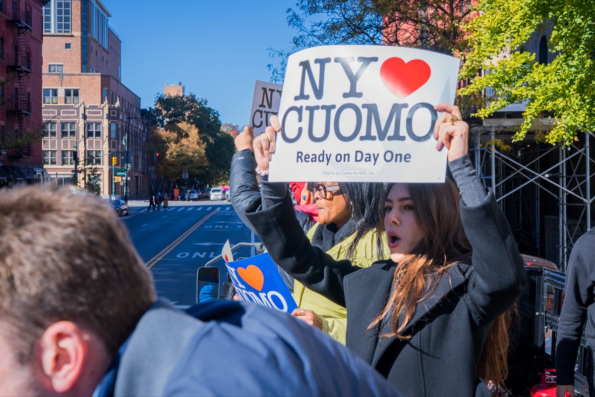 andrewcuomo's tweet image. New York, the vibes are high today here in Harlem with the Cuomobile, making sure everyone gets out and votes!

#VoteforCuomo