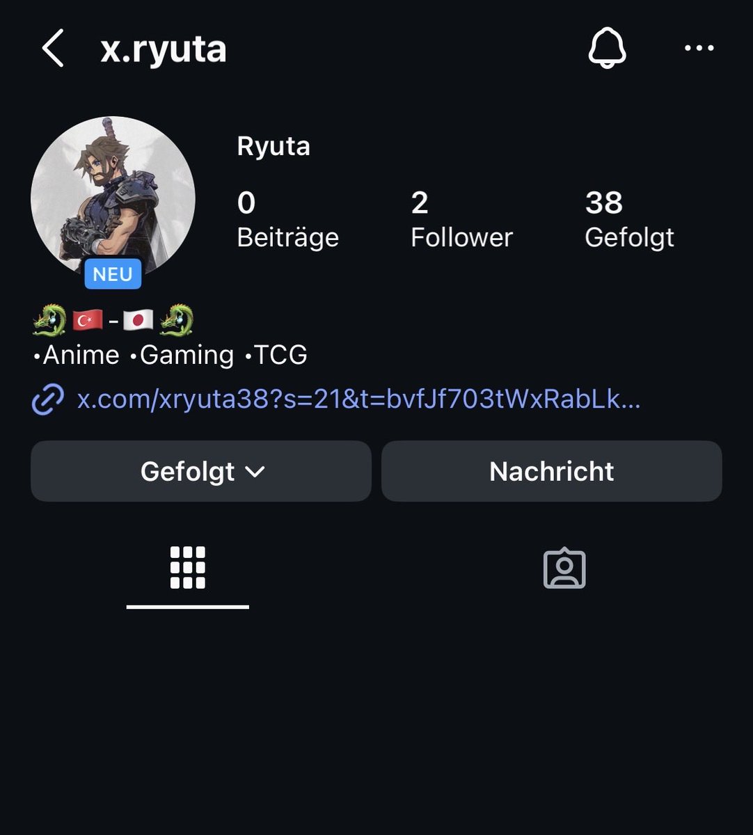 Habibos
Bin jz auch auf Instagram vertreten
Freue mich über jeden Support 🤝🍀
instagram.com/x.ryuta?igsh=M…