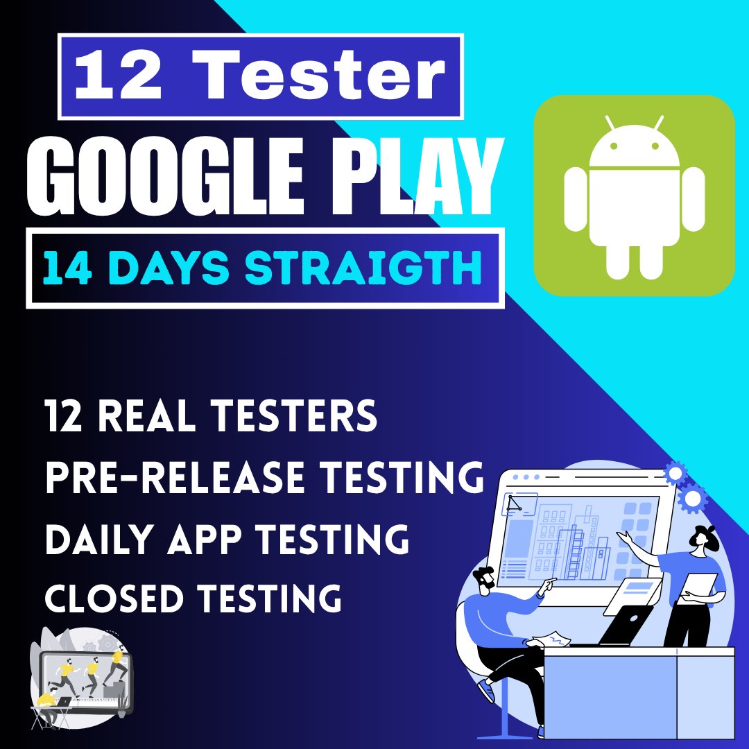 mst_repa's tweet image. Are you looking to test your app and meet the 12-Tester Requirement to publish it on the Google Play Console?

➡️ Visit Now: fiverr.com/s/Zmvpyek

#12testingservice
#12TestersGooglePlay
#Jets
#Cheney
#GarrettWilson
#BreeceHall
#ADMitchell
#ElectionDay