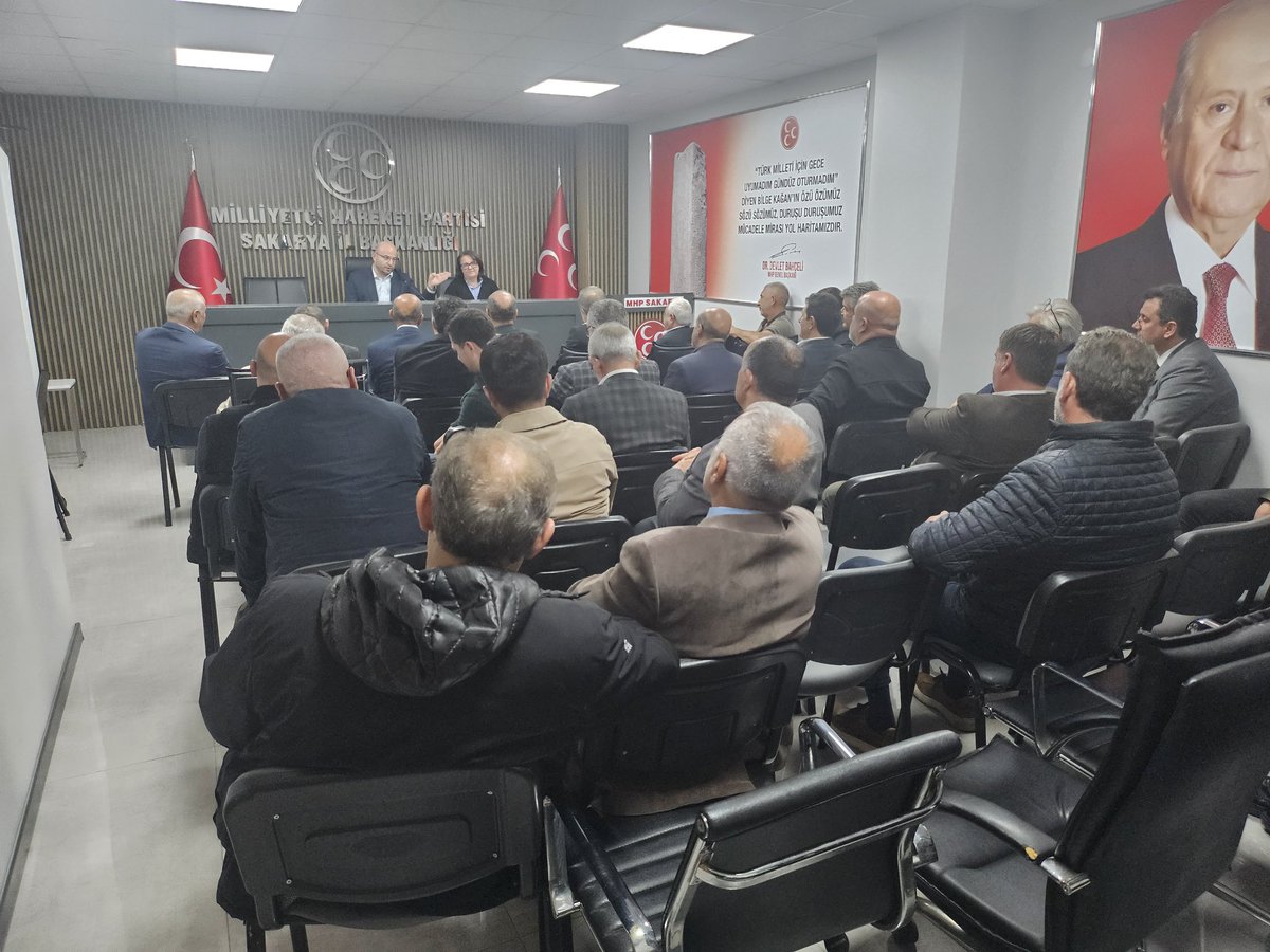 Derdin Derdimizdir Sohbetleri ve Hayırlı Günler Komşum Programları ile ilgili çalışmaların değerlendirildiği Haftalık Olağan İl Yönetim Kurulu toplantımızı ilçe başkanlarımızın da katılımıyla gerçekleştirdik. #MHP #Sakarya #MHPSakarya #SakaryaMHP