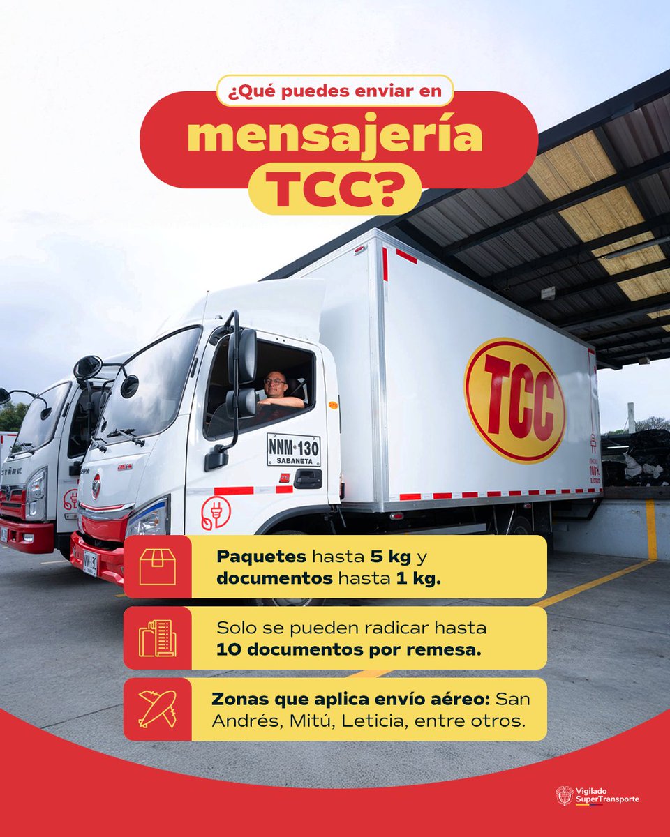 Igualmente, si tus paquetes o documentos exceden las dimensiones que aquí te mostramos, no te preocupes, contamos con la solución ideal para cada tipo de envío, deja tus envíos en nuestras manos.

Cada entrega es una expresión de felicidad.