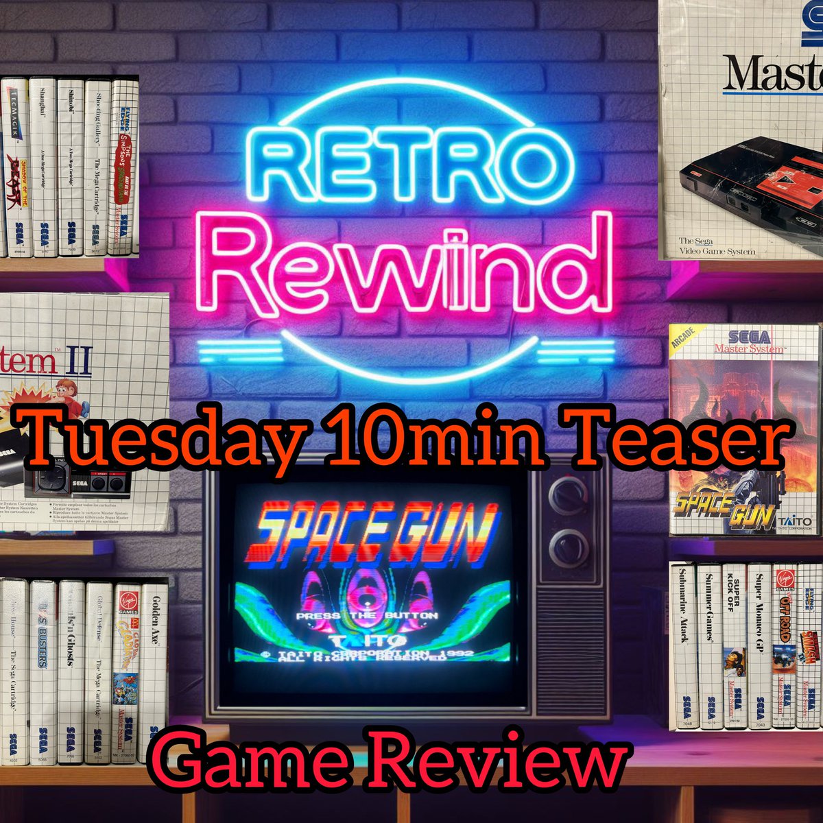Tuesday/Thursday 10min Teaser Ep207 - Space Gun #mastersystem #gaming #r... youtu.be/aGbEpkmP0EM?si… via <a href="/YouTube/">YouTube</a>