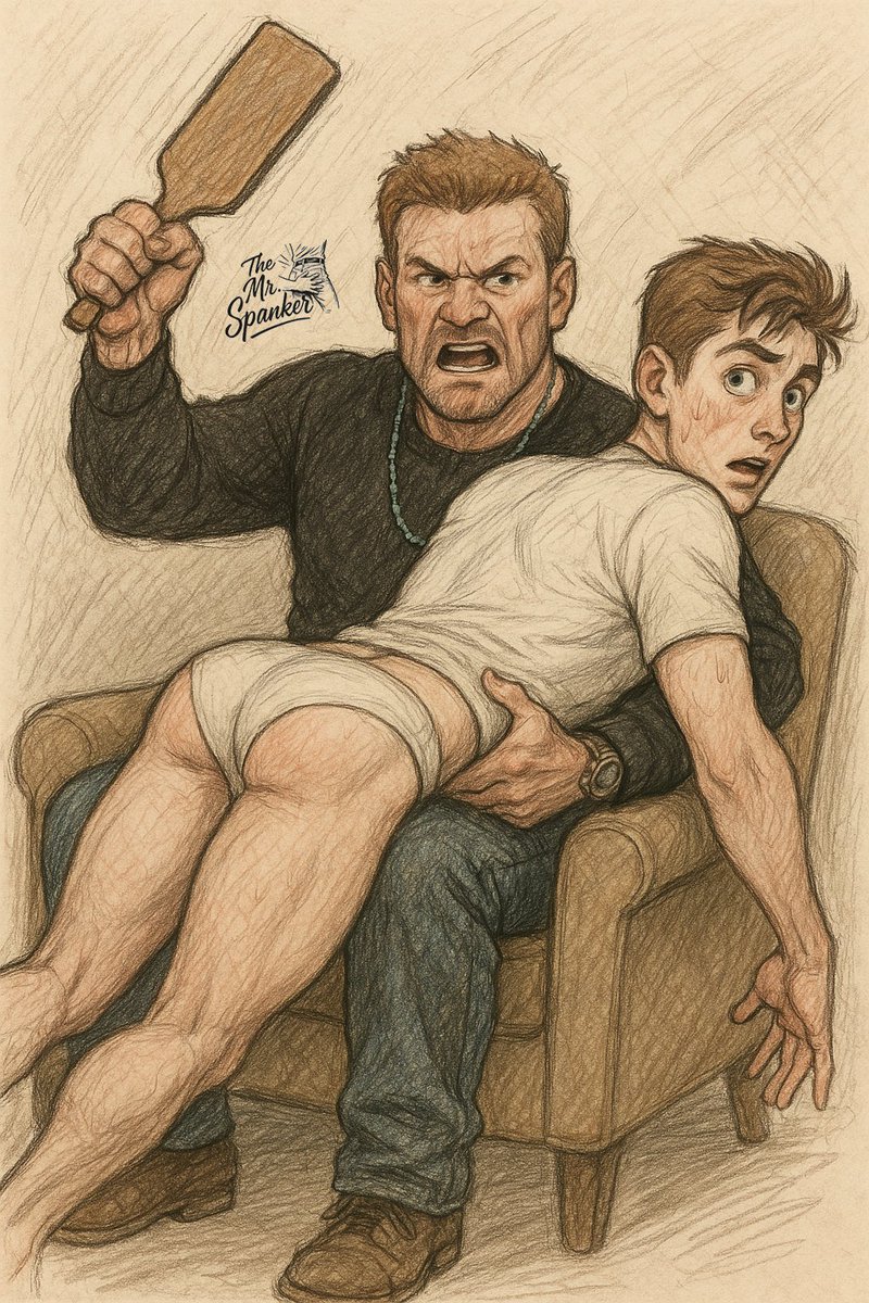 Halloween weekend was full of fun and mischief. Needless to say, Dad wasn’t happy when he found out. First thing this morning? Over his knee for a good old-fashioned spanking. Looks like my treat was a little more than I bargained for! Ouch!👋🍑
#spanking #gayspanking #Discipline