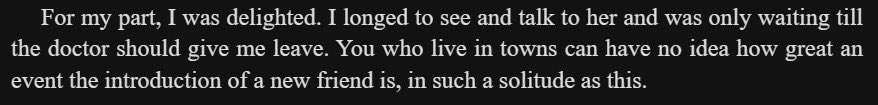 Reading *Carmilla* and imagining every line as Yan saying it about Seoung!