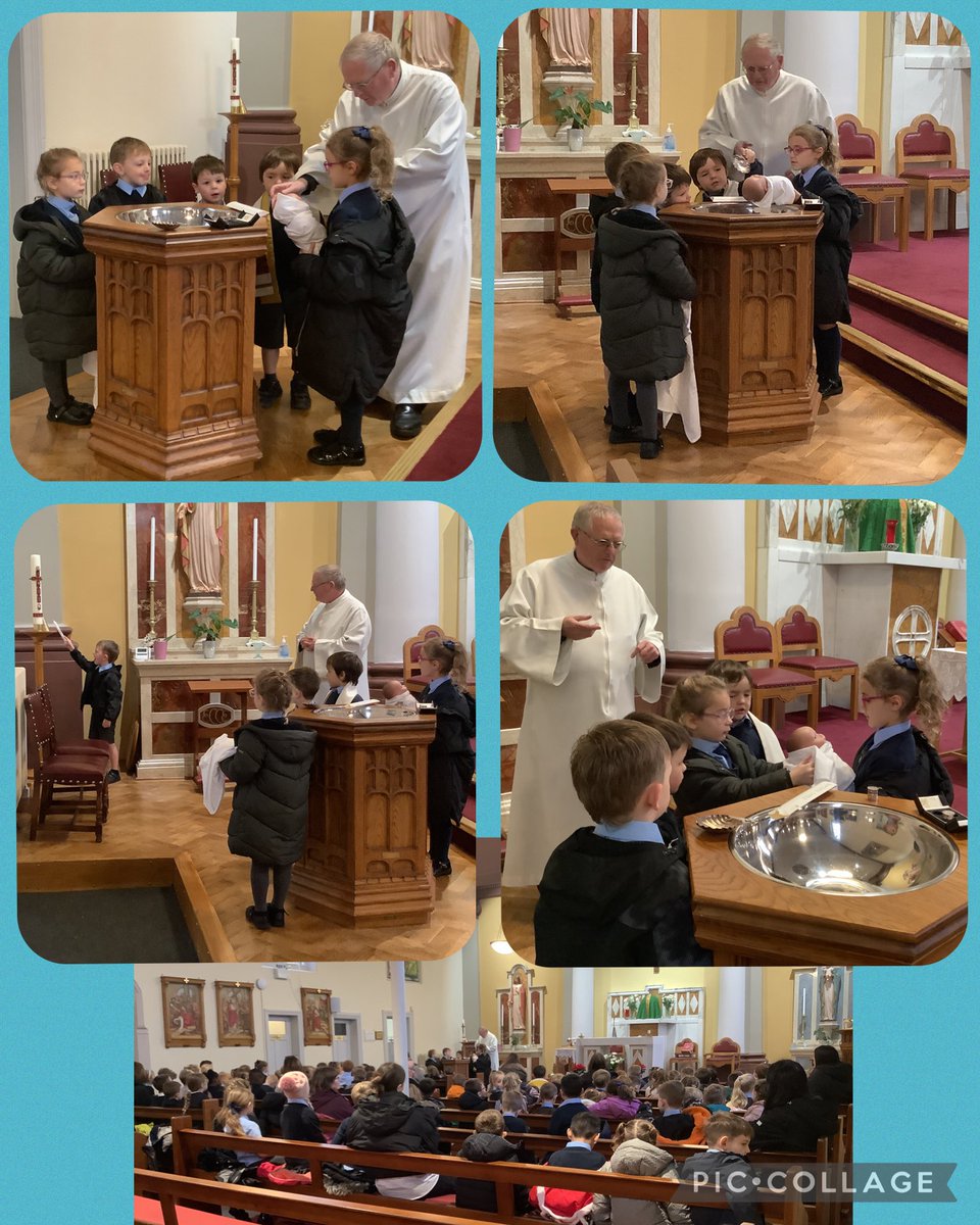 <a href="/OSJ_Rec/">Reception @ St James'</a> <a href="/OSJ_Y1/">Y1@St James’</a> and <a href="/OSJ_Y2/">Year 2 @ St James'</a> went to church today to consolidate their learning about Baptism. Father Philip reminded us about the words spoken and the signs and symbols used during a Baptism: sign of the cross, water, oil of chrism, candle, and white garment.  <a href="/OSJ_RE/">OSJ_RE</a>