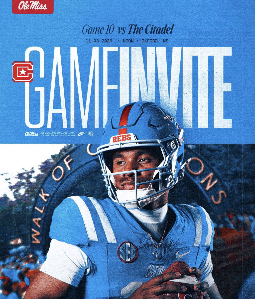 Thrilled to be in Oxford saturday‼️🦈
<a href="/CoachJJolly/">Jerome Jolly</a> <a href="/Lane_Kiffin/">Lane Kiffin</a> <a href="/WeisJr_M/">Charlie Weis Jr</a> <a href="/joe_judge1/">Joe Judge</a> <a href="/RebelsFBRec/">Ole Miss Football Recruiting</a> <a href="/OleMissFB/">Ole Miss Football</a> <a href="/CarlisleFunk/">Patrick Carlisle</a> <a href="/caprewett/">Chris Prewett</a> <a href="/RealCoachFuller/">Coach Fuller</a> <a href="/CoachMiller_11/">Coach (SMOKE)Miller</a> <a href="/Rivals/">Rivals</a> <a href="/Andy_Villamarzo/">Andy Villamarzo</a> <a href="/adamgorney/">Adam Gorney</a> <a href="/CalebSisk_/">Caleb Sisk</a>