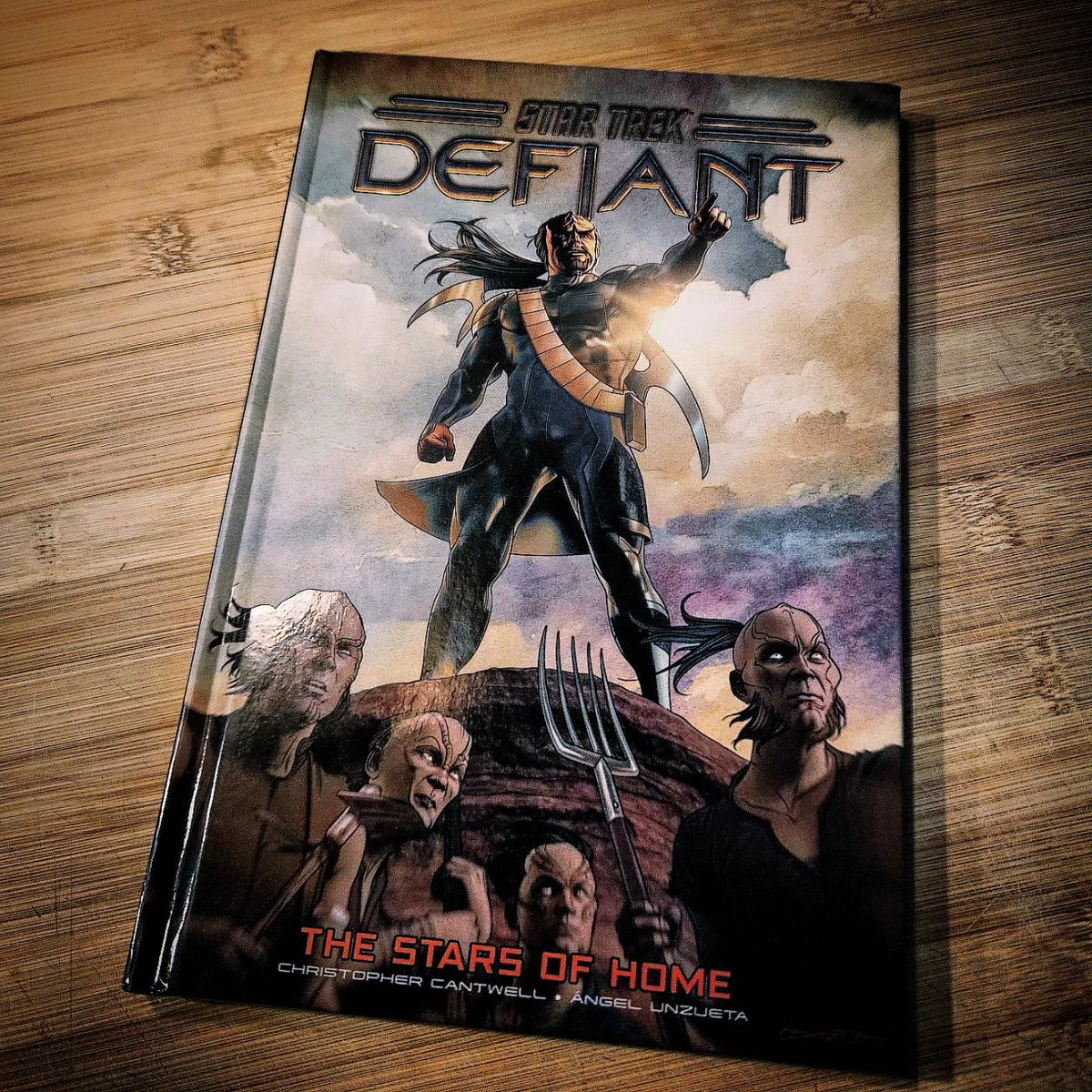 • Star Trek: Defiant Vol. 4 ' The Stars of Home'

How do you make a series with Worf &amp; his renegade crew even cooler? You add in Chief Miles O' Brien. This dovetails brilliantly into the movies with Spock discovering the truth about the Romulan star.