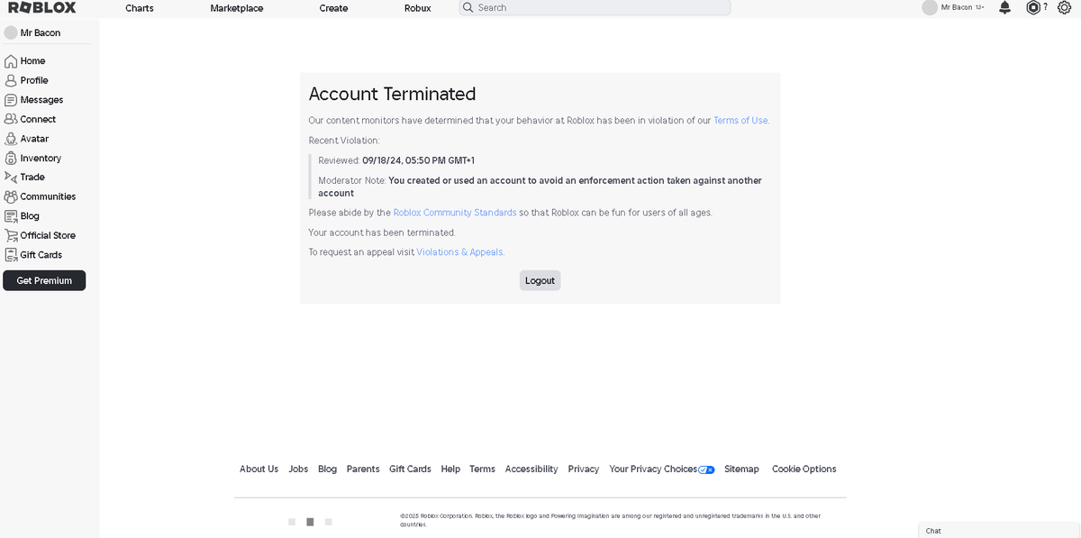 <a href="/Roblox/">Roblox</a> <a href="/DavidBaszucki/">David Baszucki</a> <a href="/DraxxRblx/">Draxx.</a> i may never get unbanned for loosing my own roblox acc from 2024 just cuz of a number error.... i might quit #ROBLOX forever....