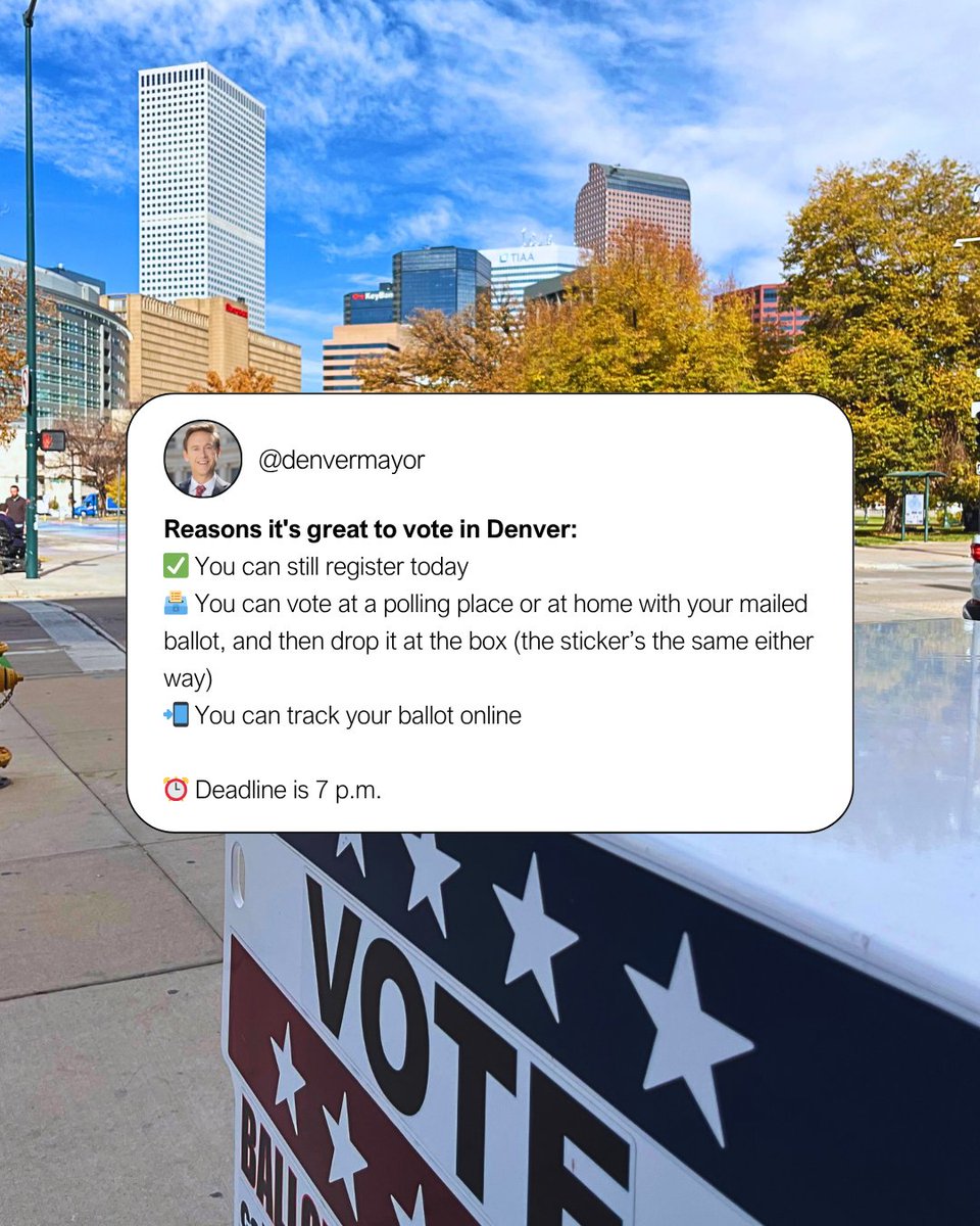 Go vote, Denver!