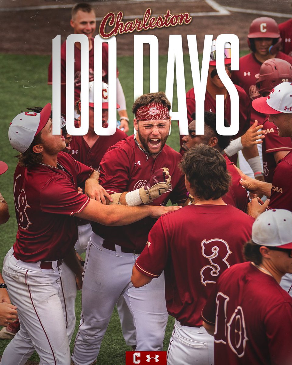 CofCBaseball's tweet image. Let the countdown begin.

#TheCollege 🌴⚾️