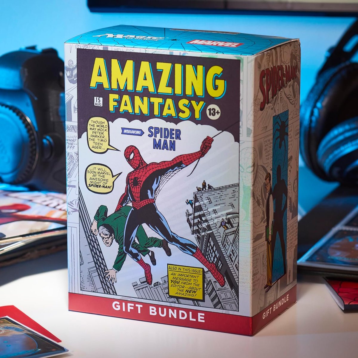 AndyCollectz's tweet photo. MTG x Spider-Man Gift Bundle is now on sale at Amazon!

$79.99 /gift bundle (11% off)
https://t.co/EbZJzSmjCo

S&amp;S by Amazon #ad https://t.co/AC84dPha9s