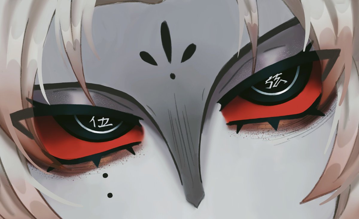 chantyadler's tweet photo. Ojos de mi OC Kagemai, Reemplazo de la quinta luna superior 

#DemonSlayer #DemonSlayeroc #knyoc https://t.co/MyQHnwyph3