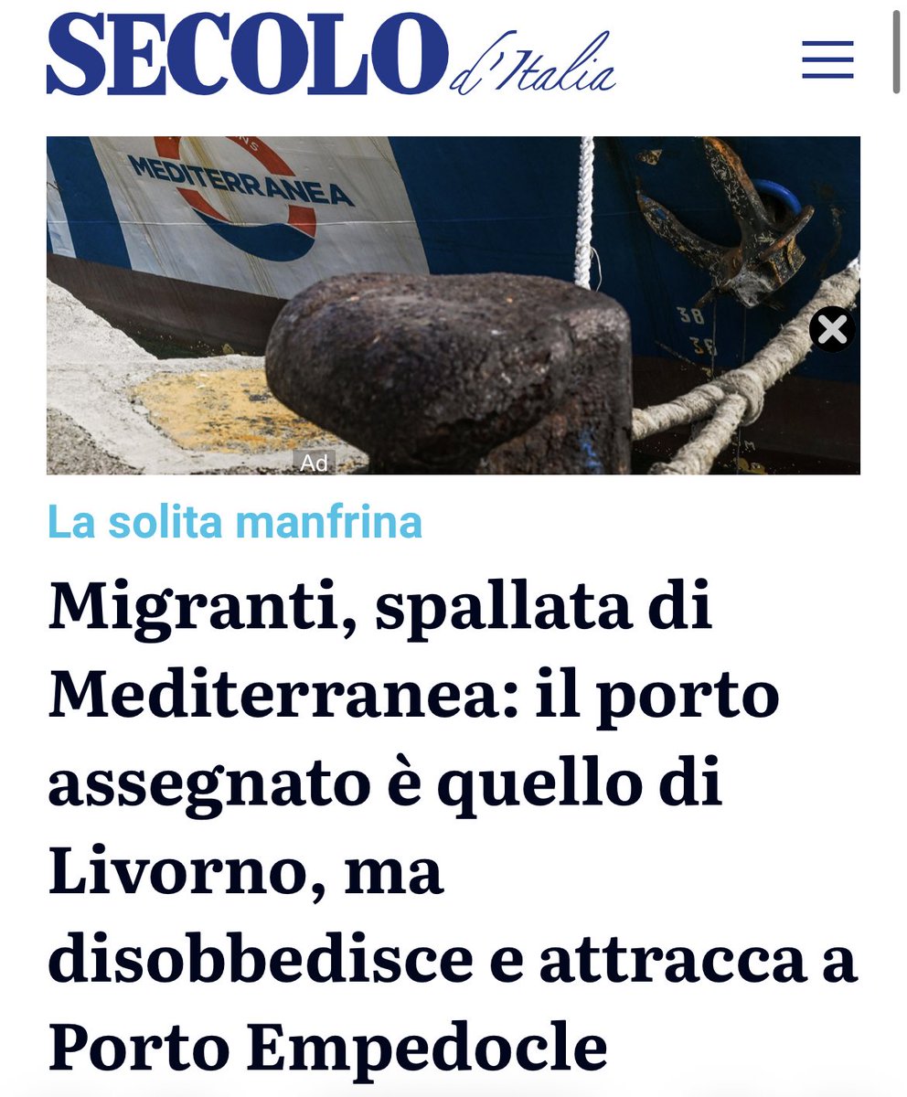 È inammissibile che una Nazione sovrana, il cui popolo ha votato per bloccare i clandestini, si trovi sotto ricatto morale da parte di questi tizi.

Basta!