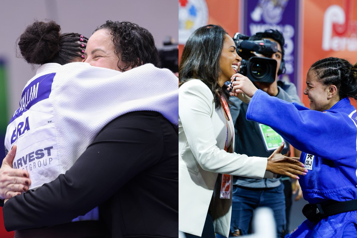 Nas mesmas categorias em que brilharam no passado, Maria Portela e Erika Miranda celebram títulos mundiais com nova geração do judô brasileiro

Saiba mais: cbj.com.br/pt/noticias/na…