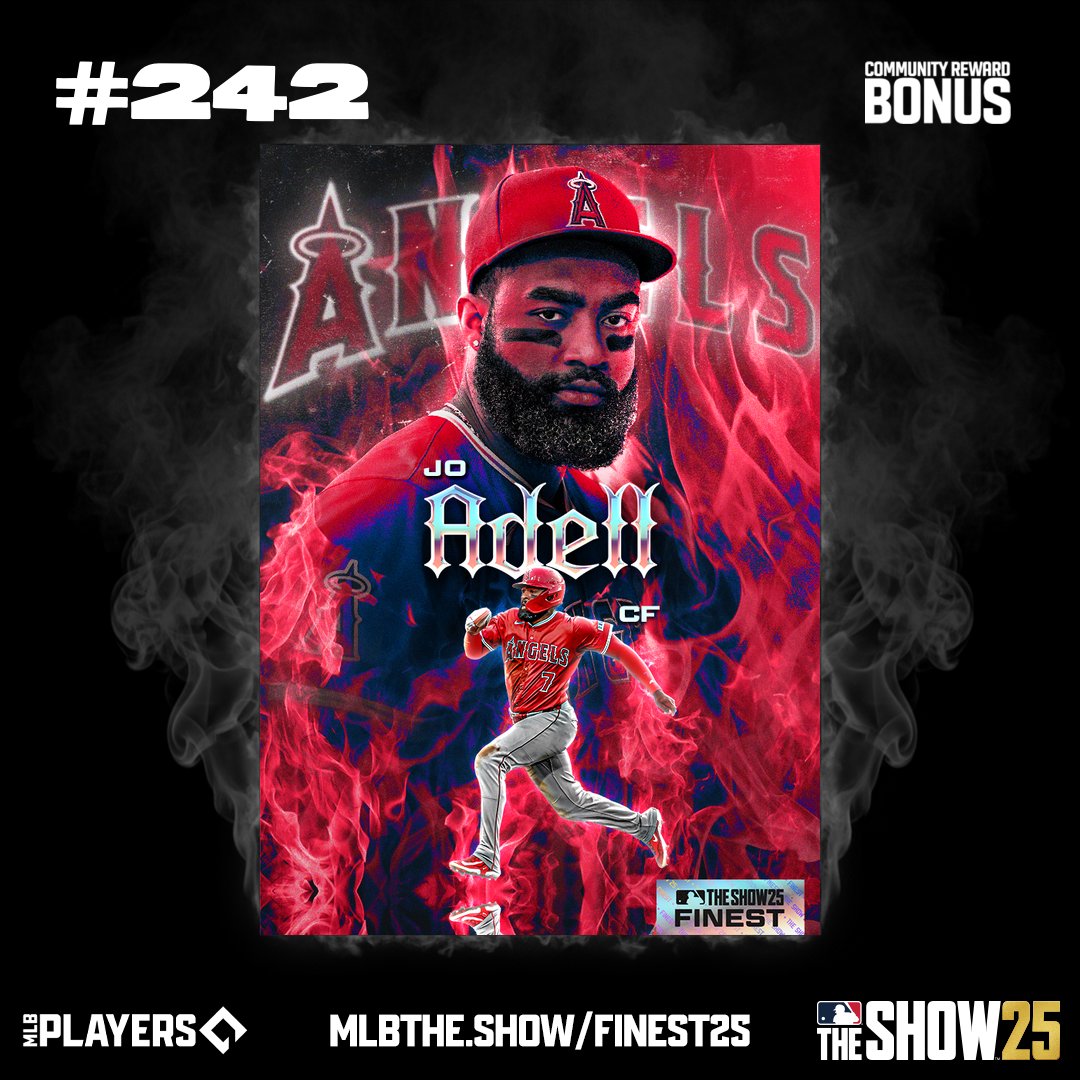 juskig's tweet photo. I helped reveal Angels #FINEST2025 in @MLBTHESHOW https://t.co/qr4HoDjDWG https://t.co/Uoe4LV7UY7