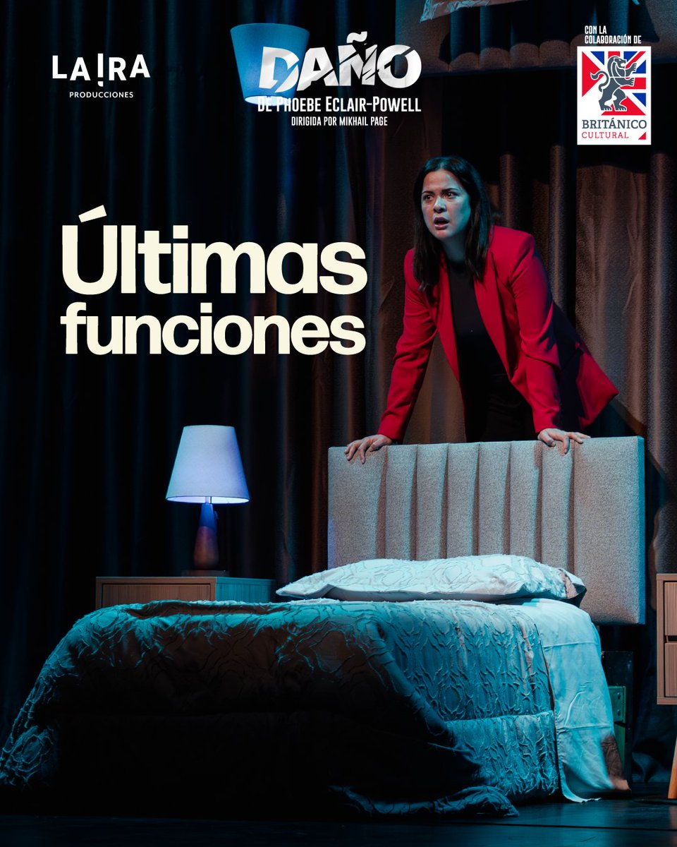 Ayyyy genteee 🚨💔
Hoy y mañana hay función y ya estamos casi casi en la recta FINAL 😭
O sea… ¿en serio te la vas a perder? Me muero.

Y porque los quiero y soy lo máx 💋👻
les dejo este descuentazo de terror:
🪑 Platea a S/ 28
Sí, S/ 28… literal un café fancy y medio ☕✨
