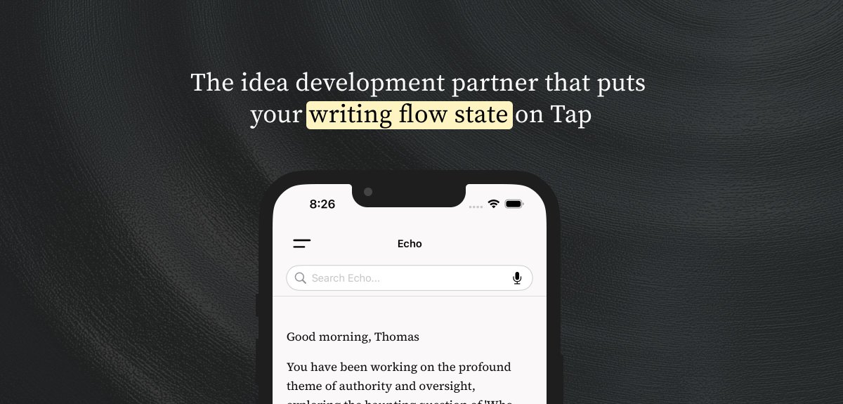 Echo | Notes for Writers tweet media